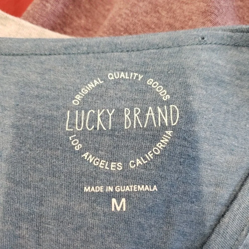 Lucky brand peacock long sleeve tshirt